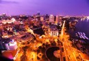 Saigon night skyline Saigon night skyline