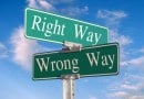 Right way wrong way
