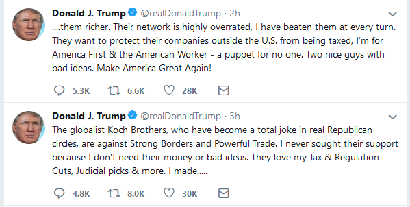 Trump and Kochs